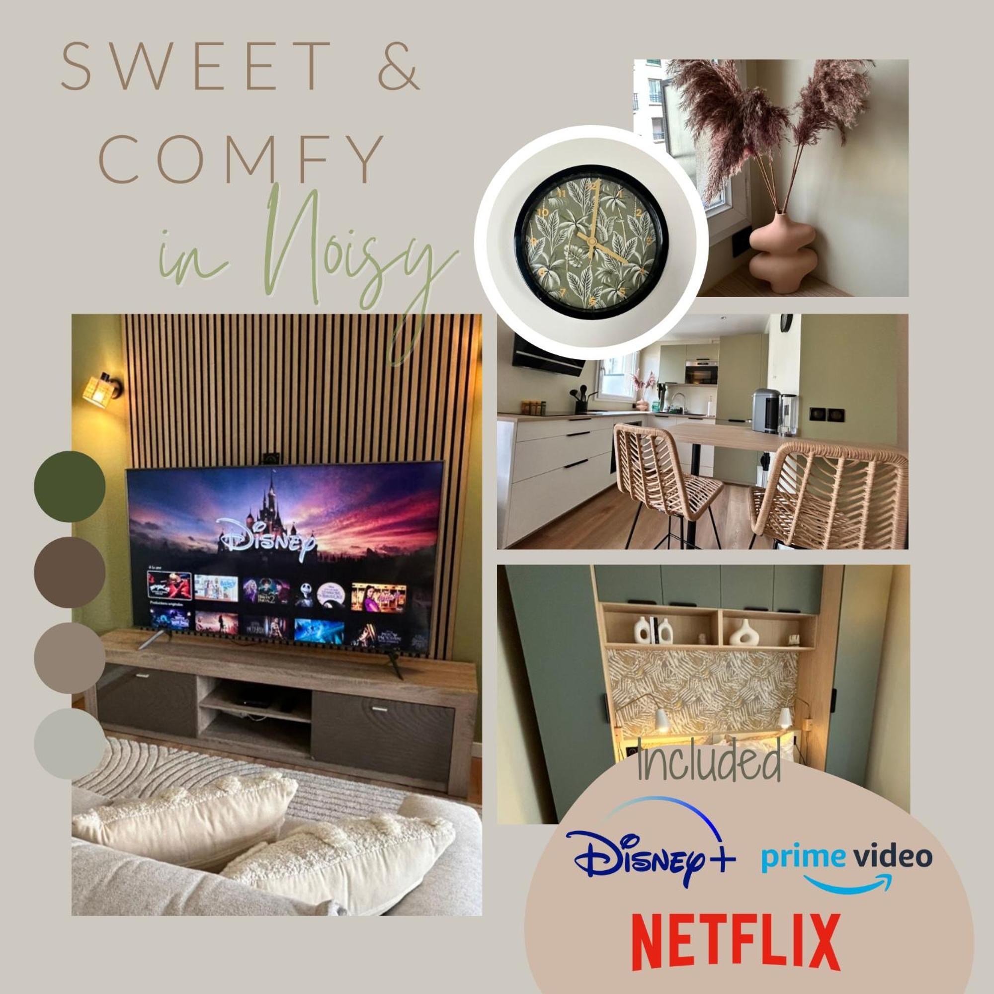 Sweet And Comfy In Hyper City Center With Netflix, Prime And Disney Plus Included Noisy-le-Grand Dış mekan fotoğraf