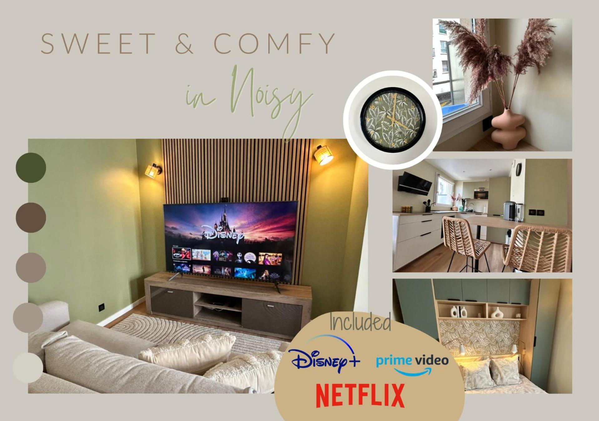 Sweet And Comfy In Hyper City Center With Netflix, Prime And Disney Plus Included Noisy-le-Grand Dış mekan fotoğraf